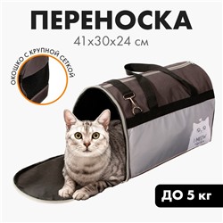 Сумка - переноска «I meow you», 41х30х24 см