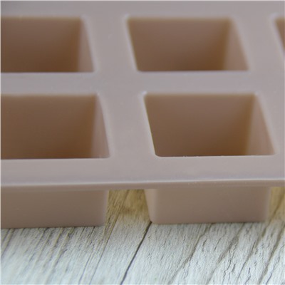 Силиконовая форма для льда и шоколада Кубики 12 ячеек