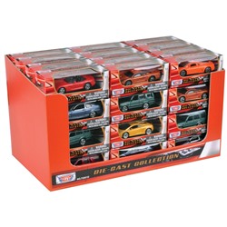 MOTOR MAX арт.73407 (79331-79333/4060-4071) Машина 1:43 Die Cast Car в асс-те