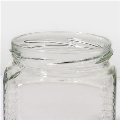 Набор стеклянных банок с крышкой для консервации, ТО-82 мм, для свечей, 0,39 л, 6 шт