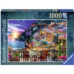 Ravensburger. Пазл карт. 1000 арт.15263 "Ужин в Позитано, Италия"