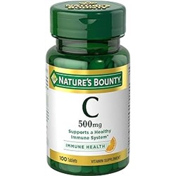 Nature's Bounty Vitamin C, 500mg, 100 Tablets