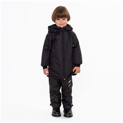 Куртка для мальчика, цвет чёрный, рост 74-80 см