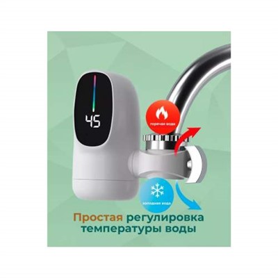 Электрический водонагреватель ZSW-D01 MMEDIATEHOTELECTRIC WATER HEATER 3000 Вт с цифровым дисплеем