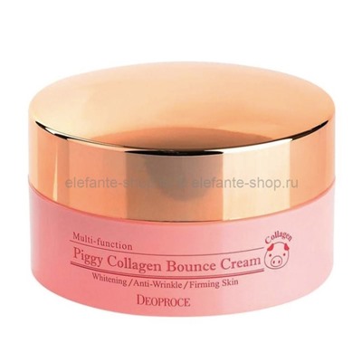 Крем для лица со свиным коллагеном Deoproce Piggy Collagen Bounce Cream 100g (51)