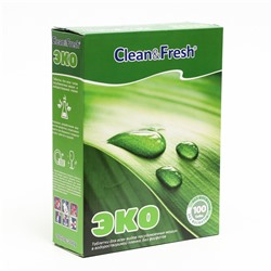 Таблетки для посудомоечных машин "Clean&Fresh" ECO "All in 1", 100 шт