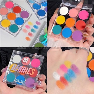 Набор теней для век Miss Lara Eyeshadow 9 color Palette 3 штуки (106)