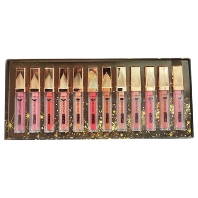 Набор матовых блесков для губ MC Matte Volume Lipgloss, 12 штук