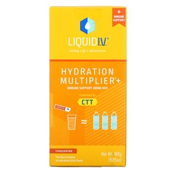 Liquid I.V. Увлажняющий напиток с поддержкой иммунитета, Мандарин - 10 пакетиков по 16 г - Liquid I.V. - Бета Глюкан