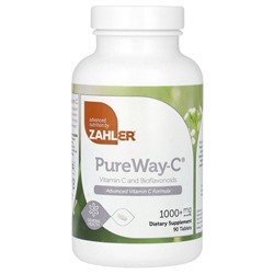 Zahler Pure Way-C, Витамин С и биофлавоноиды, 1000 мг, 90 таблеток