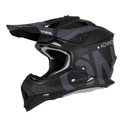 Шлем кроссовый O'NEAL 2Series Slick, размер M, чёрный, серый