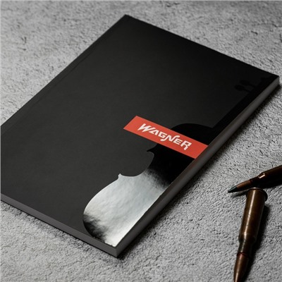 Ежедневник «Скрипка», мягкая обложка софт-тач , А5, 80 листов .