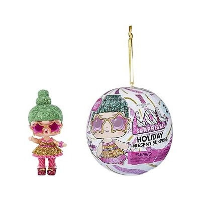 L.O.L. Surprise! Holiday Supreme Doll Tinsel with 8 Surprises Including Collectible Holiday Doll, Shoes, and Accessories | Great Gift for Kids Ages 4+