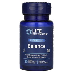 Life Extension FLORASSIST, Balance, 30 жидких вегетарианских капсул