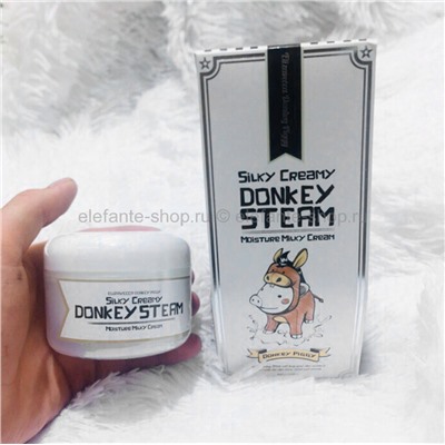 Крем Elizavecca Silky Creamy Donkey Steam Moisture Milky Cream 100ml (51)