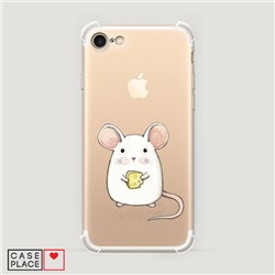 Противоударный силиконовый чехол Мышка на iPhone 7