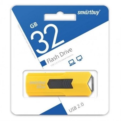 32Gb SmartBuy Stream Yellow USB 2.0 (SB32GBST-Y)