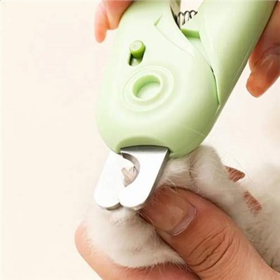 Когтерез Pet nail clippers брызгозащитный для домашних животных с индикатором