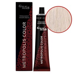 Galacticos Крем-краска для волос / Metropolis Color, 10/2 светлый блондин перламутровый, 100 мл