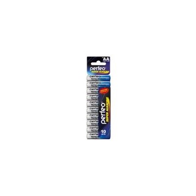 Батарейка AA Perfeo LR6/10SH Super Alkaline, 10шт, Shrink Card