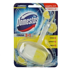 Блок гигиенический для унитаза, Domestos "Лимон", сила 3 в 1, 40 гр