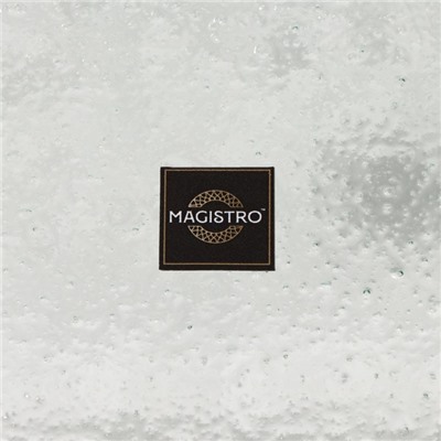 Блюдо стеклянное сервировочное Magistro «Авис», 4 ступени, 31×45×12,5 см