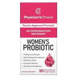 Physician's Choice Пробиотики для женщин - 50 миллиардов КОЕ - 30 капсул с замедленным высвобождением - Physician's Choice