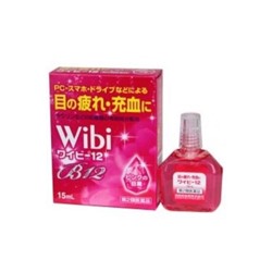 Охлаждающие капли для глаз Wibi B-12 с витаминами (Япония)