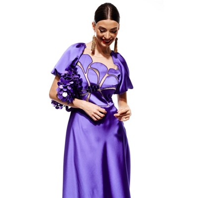 Платье  ELLETTO LIFE артикул 1975 фиолетовый