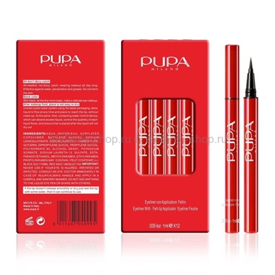 Подводка для глаз PUPA Felt-tip Applicator Eyeliner (106)