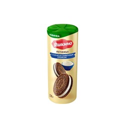 «Яшкино», печенье с какао и сливочным кремом, 220 г