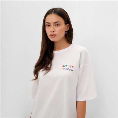 Футболка женская MIST Rainbow р. L-XL, белый