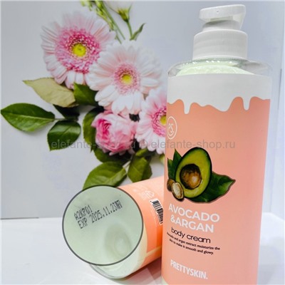 Крем для тела Pretty Skin Avocado & Argan Body Cream 500ml (125)