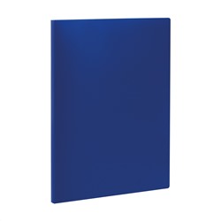 Папка с 20 вкладышами СТАММ А4, 14мм, 500мкм, пластик, синяя ММ-32197