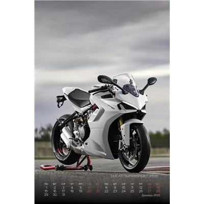 Календарь на ригеле 2025 год Motorbikes (Мотоциклы) 2025 ISBN 978-5-00241-124-5