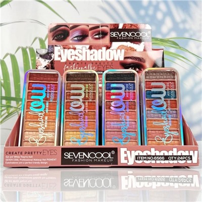 Набор из четырех палеток теней SevenCool Create Pretty Eyeshadow 9 Colors (106)