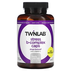 Twinlab Stress B-Complex Caps, 100 капсул