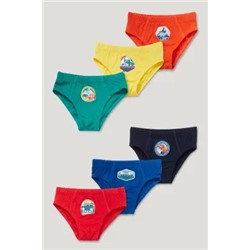 Multipack of 6 - briefs - organic cotton