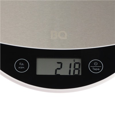 Весы кухонные BQ KS1002, электронные, до 5 кг, серебристые