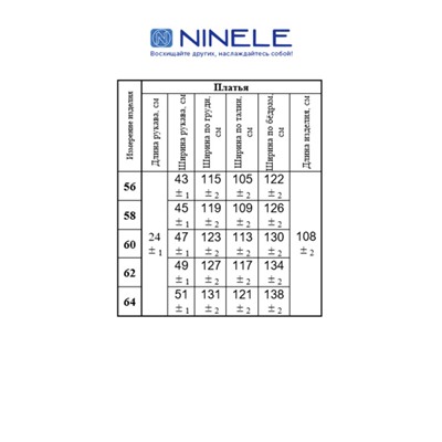 Платье  Ninele артикул 7337 синий