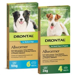 Drontal Allwormer Tabletten für Hunde