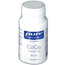 pure (пьюр) encapsulations CoQ10 60 mg 60 шт