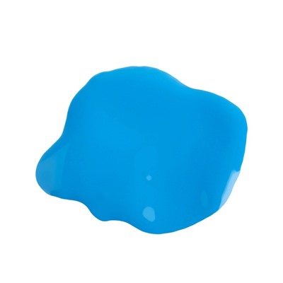 Краска акриловая для техники Флюид Арт, KolerPark, голубой, 80 мл