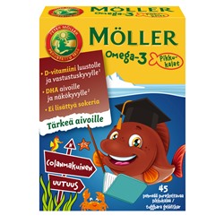 Möller Омега-3 рыбки 45шт со вкусом колы
