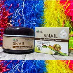 Крем для лица с экстрактом муцина улитки Ekel Ample Intensive Cream Snail 100g (125)