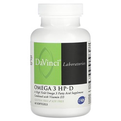 DaVinci Омега-3 HP-D, 60 мягких таблеток
