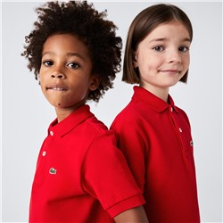 Regular Fit Lacoste-Kinder-Polo aus Petit Piqué