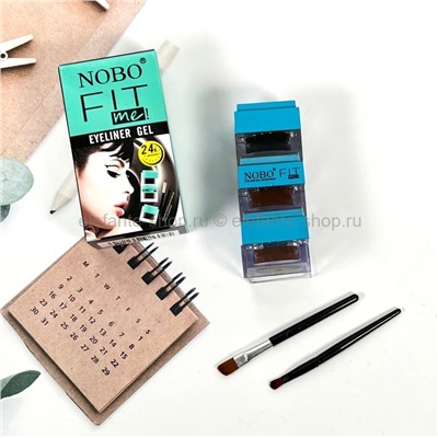 Набор помадок для бровей NOBO Fit Me Eyeliner Gel 3in1 (106)