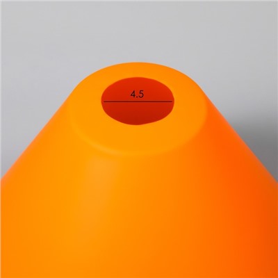 Плафон "Конус" Е27 оранжевый 25х25х15см
