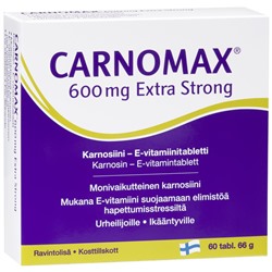 Carnomax 600 мг экстра сильный карнозин 60табл